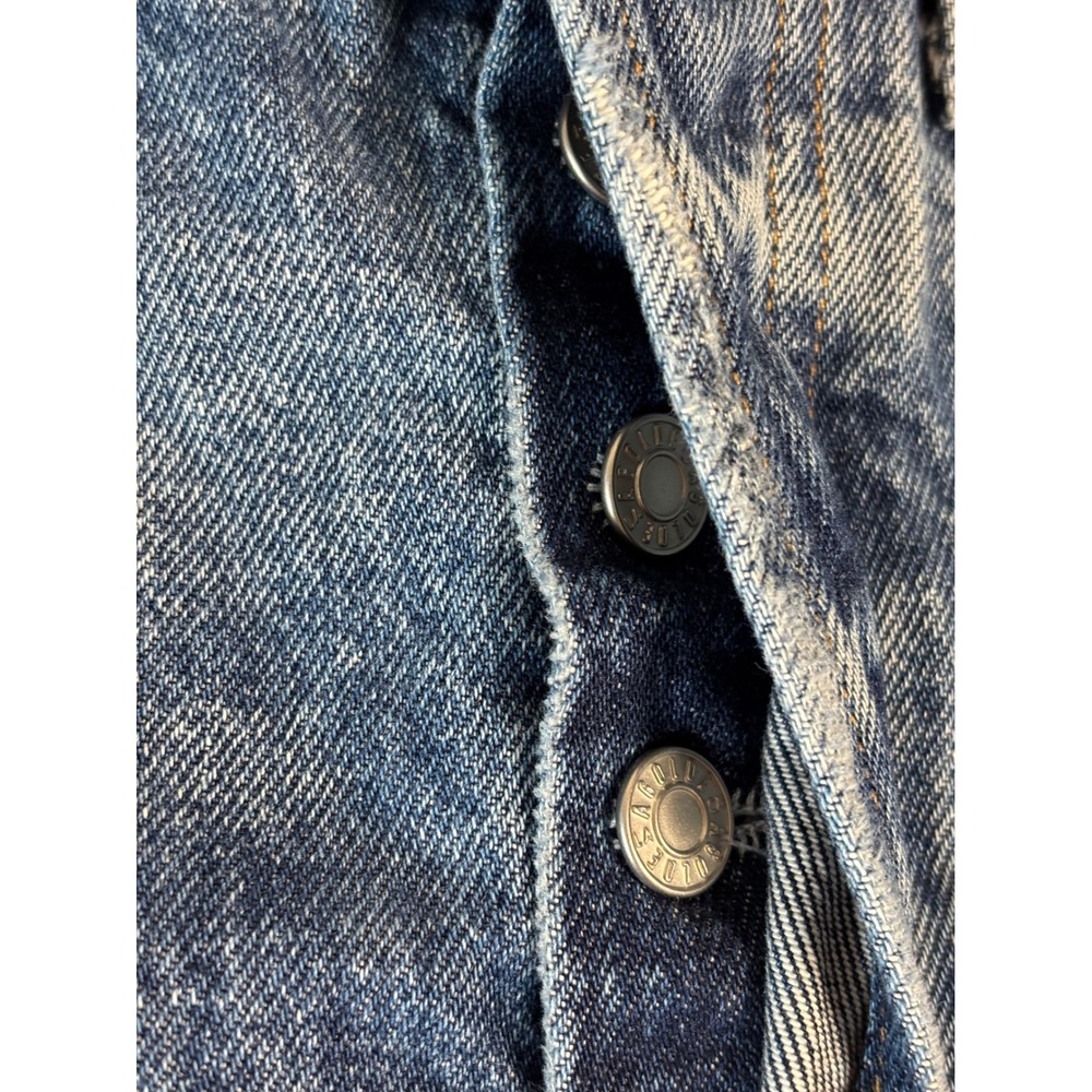 AGOLDE Parker Vintage Cut Off Denim Shorts Blue Distressed 25 A026E-1206 - Picture 4 of 9
